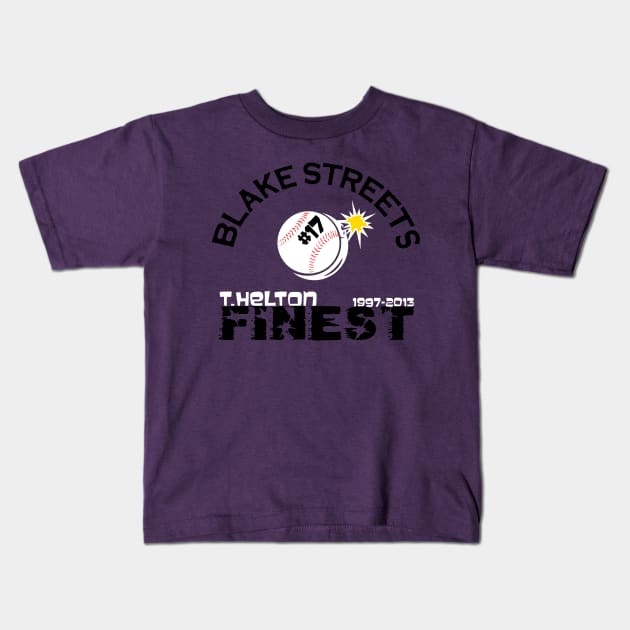 Todd Helton Kids T-Shirt by Pastime Pros